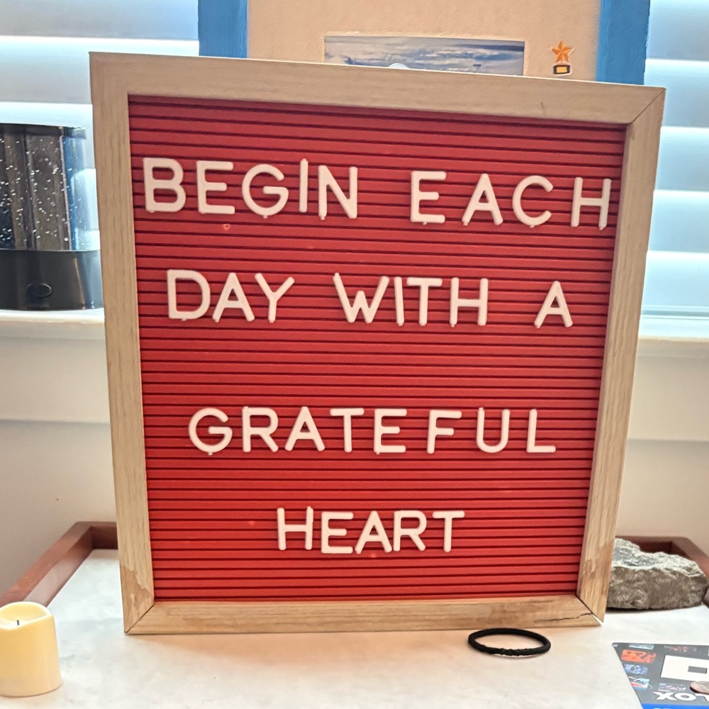 Motivational Letter Board Wall Art